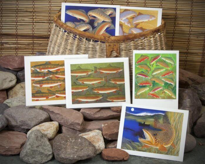 Fish Note Cards by Judy Haas