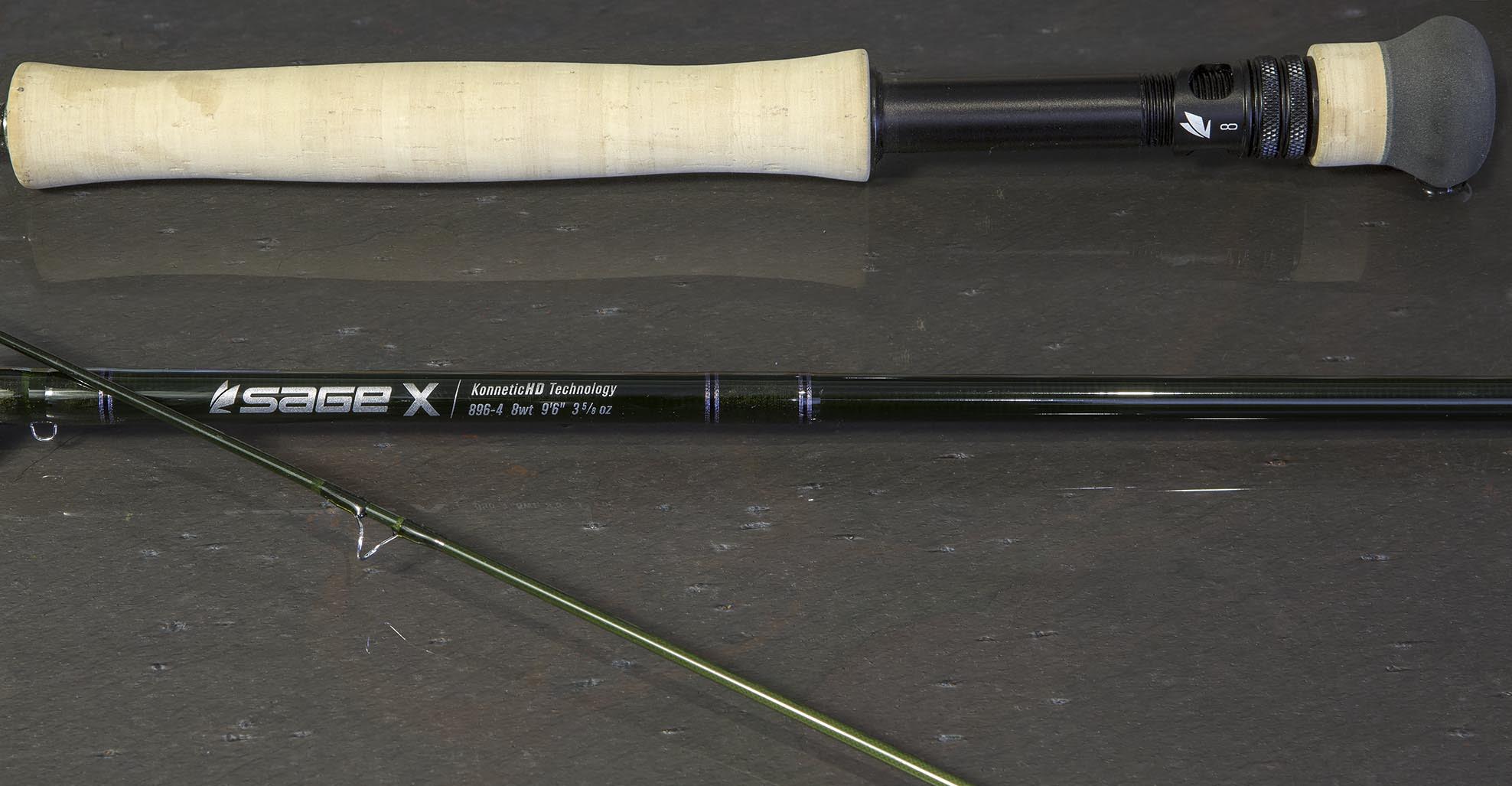 High line weight Sage X models offer a clever alternative for the saltwater angler who seeks an easy-casting rod.