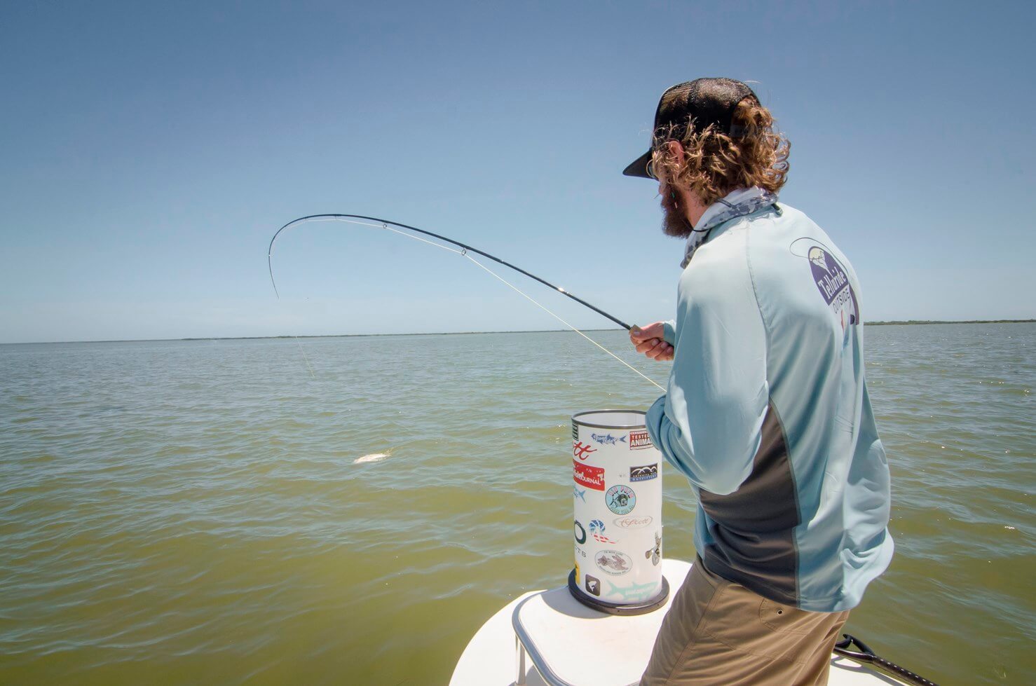 Heavy saltwater fish are played with control and power by the Sage Salt HD.