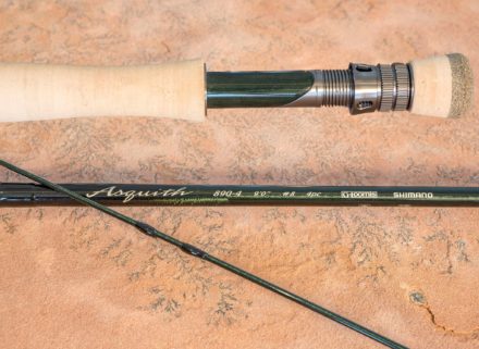 Power comes easily when casting a Loomis Asquith saltwater model.