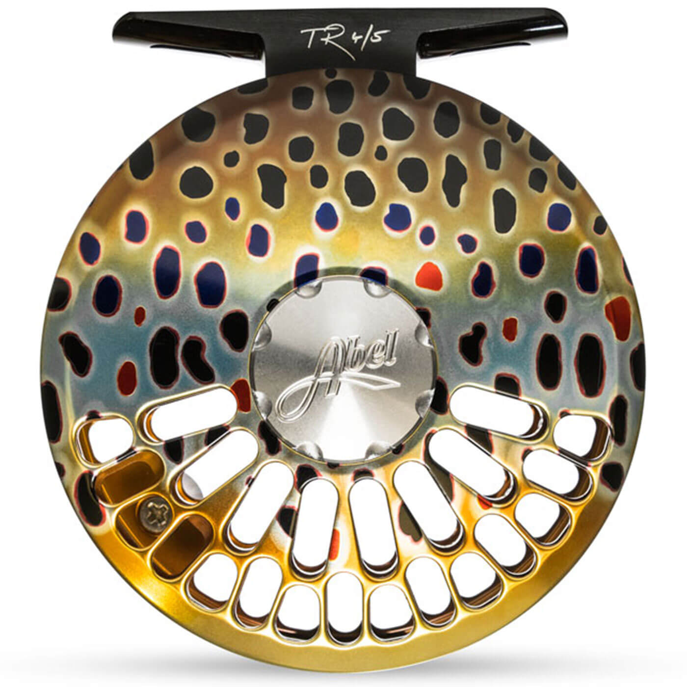 NEW ABEL TR 4/5 CLICK DRAG #4/5 WEIGHT FLY REEL IN GRASS GREEN W/ ZEBRA HANDLE 