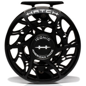 リール Hatch Iconic 7 Plus Gray/Black Mid Hatch Iconic II 7 Plus reel