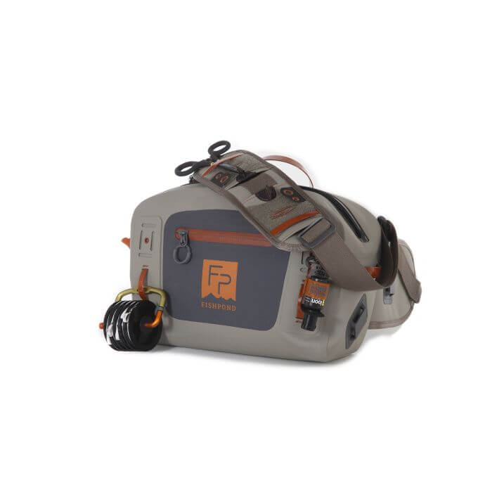 NEW FISHPOND THUNDERHEAD FISHING CHEST PACK IN SHALE COLOR WITH FREE US SHIPPING 