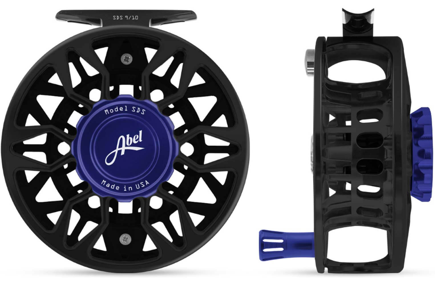 Abel SDS 9/10, Black with Blue Knob (IN STOCK) - Telluride Angler