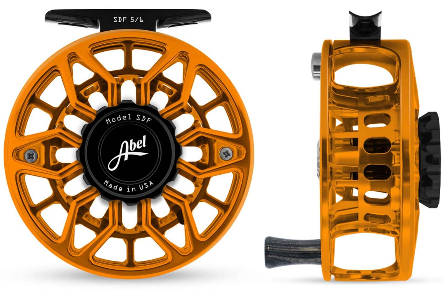 Abel SDF 5/6 reel, Orange (IN STOCK)