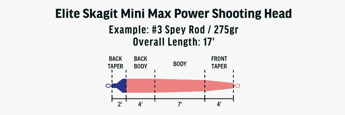 Skagit Mini Max Power Shooting Head Taper