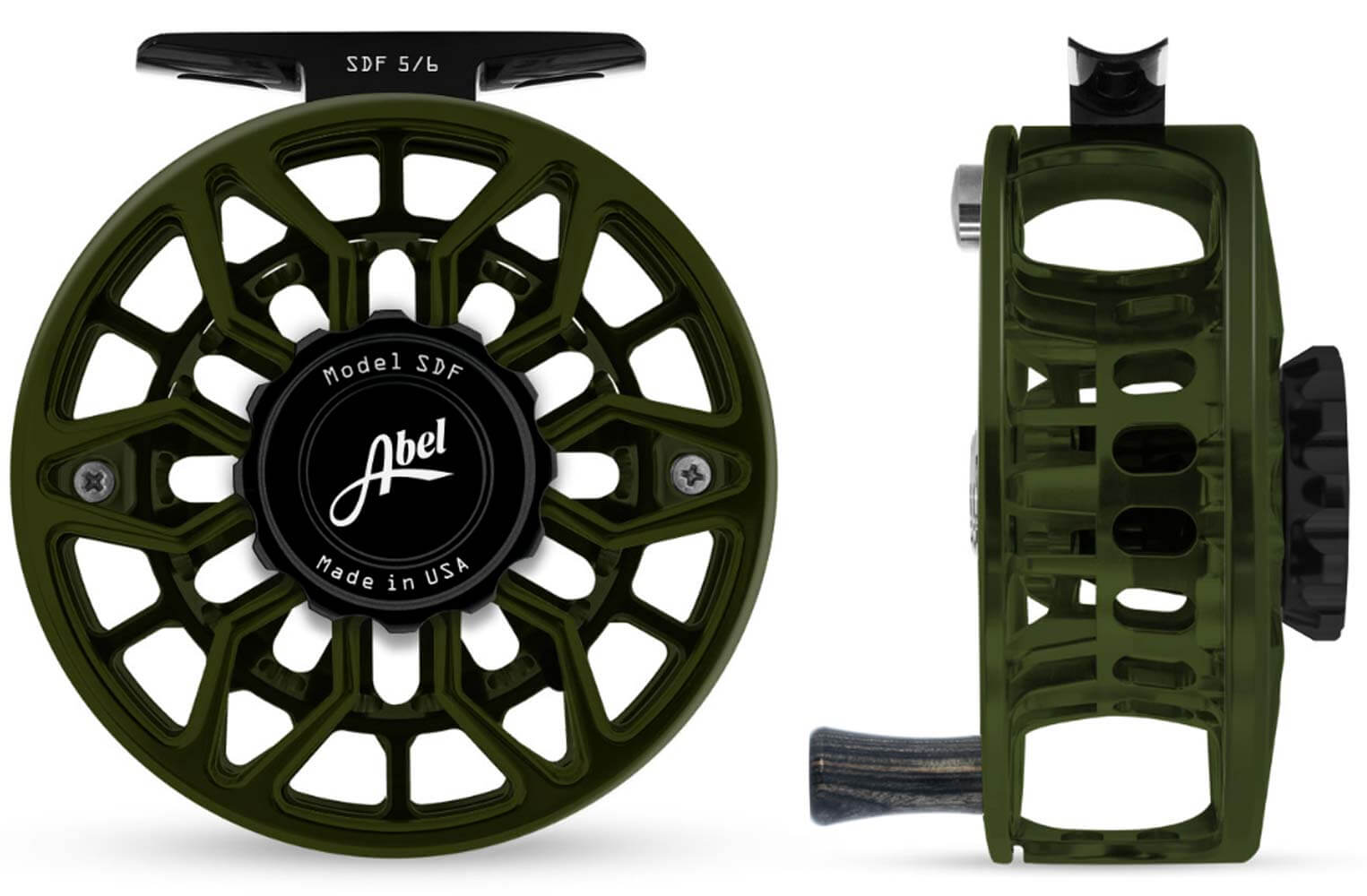 Abel SDF 5/6 Reel, Deep Green (IN STOCK)