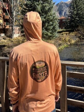 Simms Solarflex Hoody Logo Orange Maple Heather - LG
