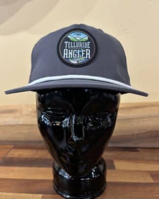 Telluride Angler Logo Hat, Charcoal
