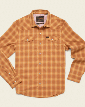 Howler Bros H Bar B Tech - Kent Plaid Foliage Orange