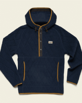 Howler Bros Chisos Hooded Pullover Capillary Waves Dark Blue