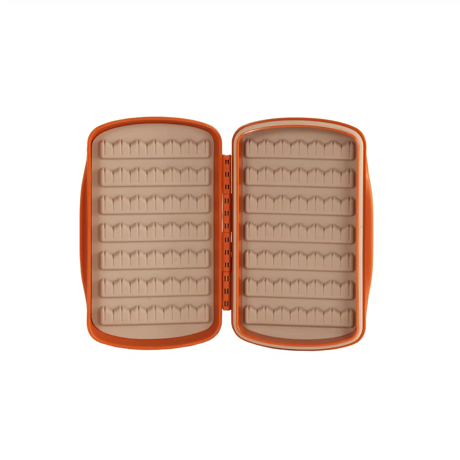 PescadorSmallFlyBox Orange Closed 0001 PescadorFlyBox Small Open No Flies 1500x
