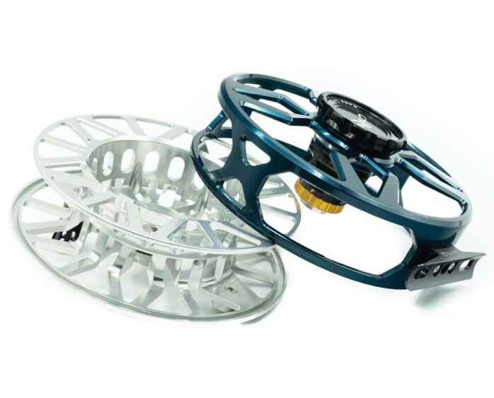 Abel SDX 9/11 reel, Deep Blue/Platinum (IN STOCK) - Telluride Angler