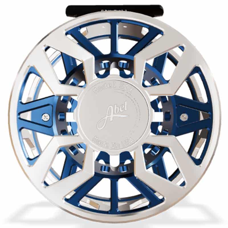 Abel SDX 9/11 reel, Platinum/Deep Blue