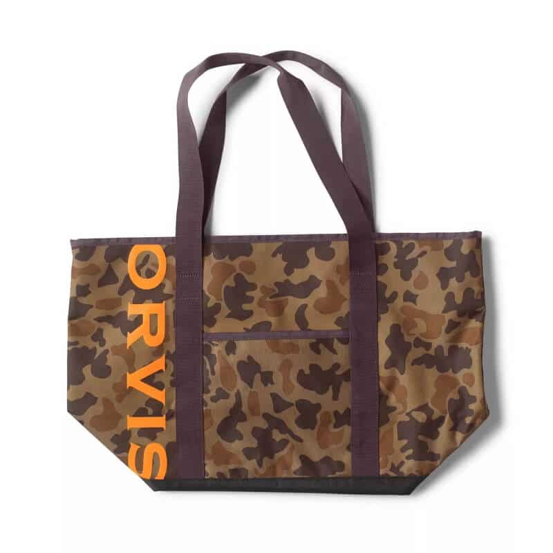 Orvis Adventure Tote Bag Camo Side