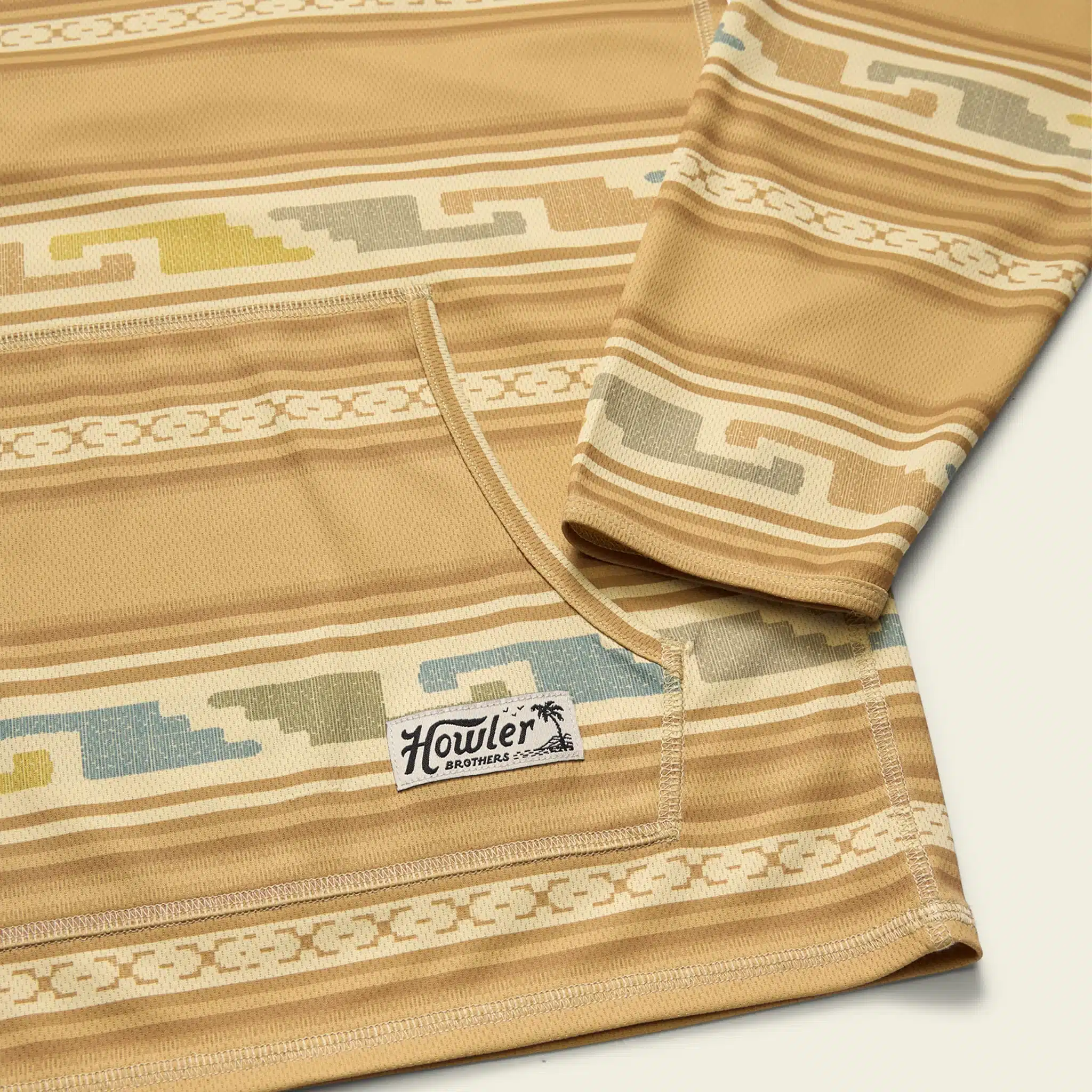 S26 LS Shirts Loggerhead Hoodie Temple Tracks Camel Detail 02 Tan