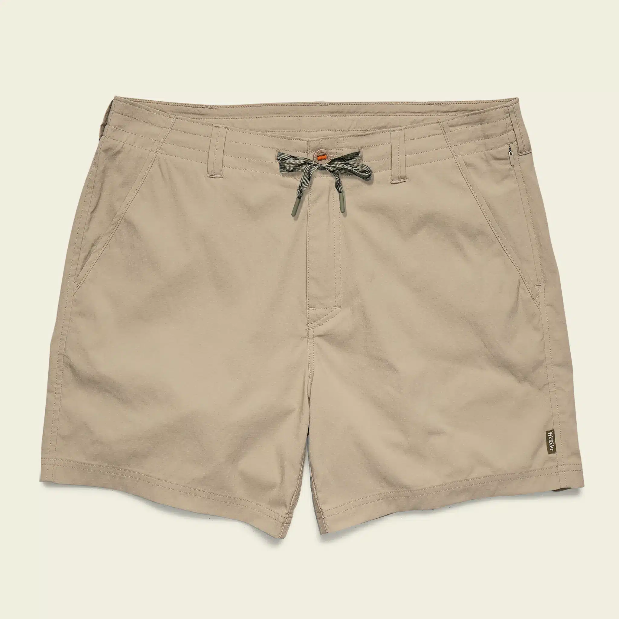 S26 Bottoms Horizon Tech Shorts 6 Driftwood Flat Front Tan