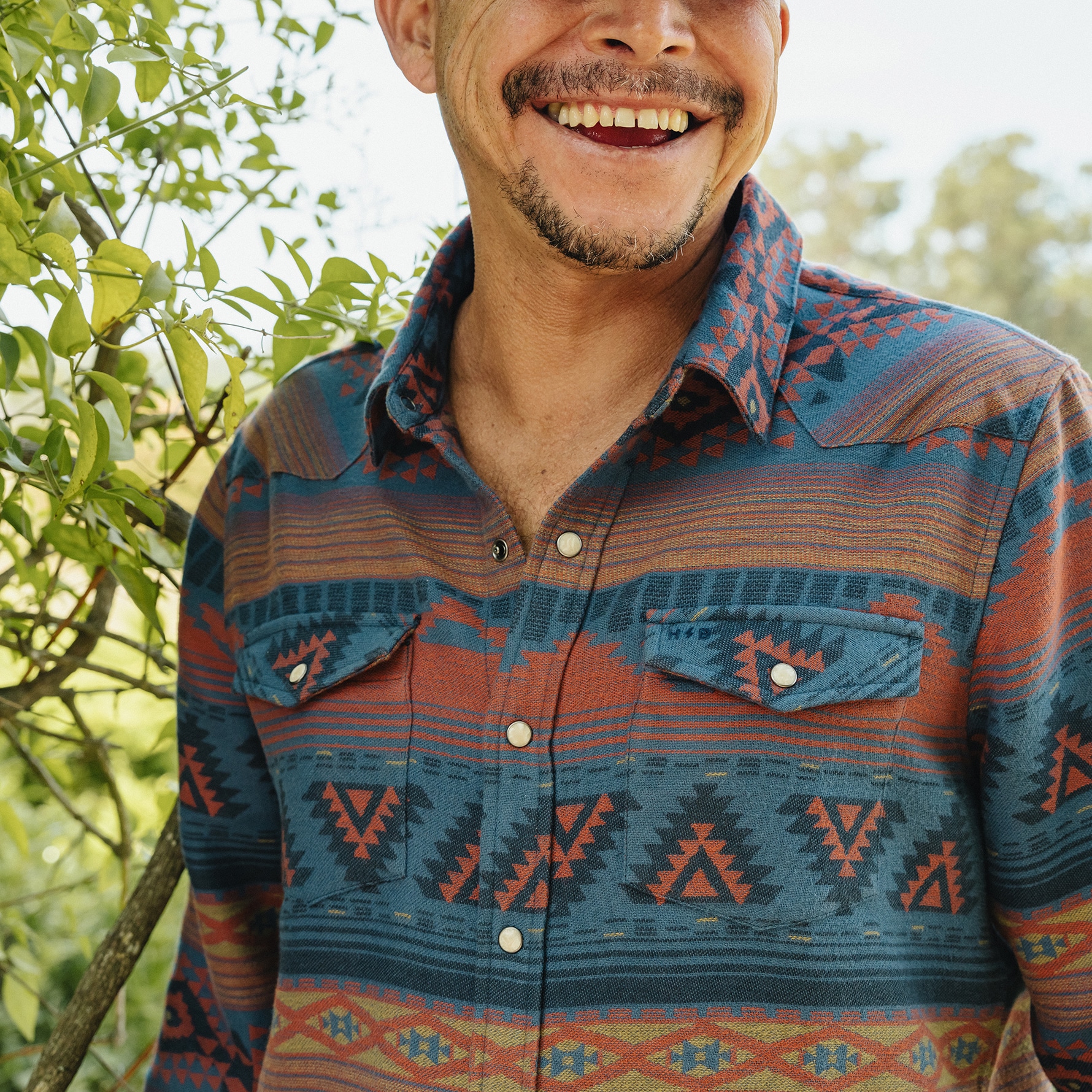 F26 LS Shirts Sheridan Flannel Canyon Codes Skyfall 3 White