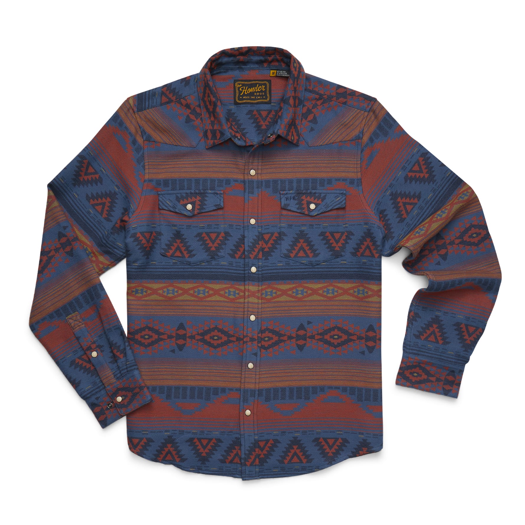 F26 LS Shirts Sheridan Flannel Canyon Codes Skyfall Flat Front White